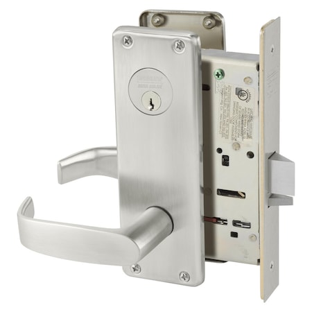 Grade 1 Classroom Mortise Lock, L - Lever, WT - Escutcheon, Field Reversible, Conventional Cylinder,